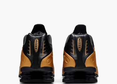 NIKE SHOX R4 METALLIC GOLD BLACK