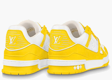 LOUIS VUITTON TRAINER YELLOW WHITE MONOGRAM