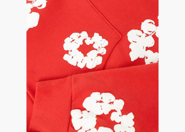 DENIM TEARS COTTON WREATH SWEATSHIRT RED