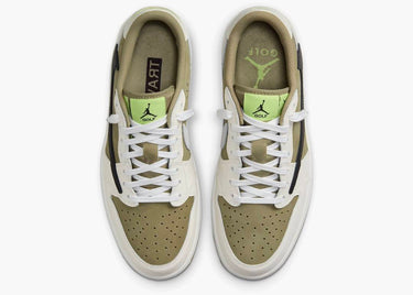 JORDAN 1 RETRO LOW GOLF TRAVIS SCOTT NEUTRAL OLIVE