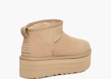 UGG CLASSIC ULTRA MINI PLATFORM BOOT MUSTARD SEED (W)