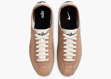NIKE CORTEZ LEATHER PALE SHALE SAIL PERFORATED SWOOSH (W)