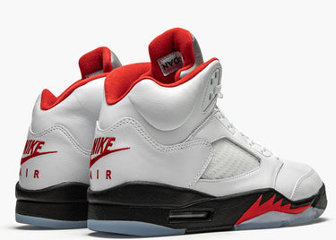 JORDAN 5 FIRE RED SILVER TONGUE (GS)