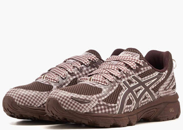 ASICS GEL-VENTURE 6 STORY MFG. REDDISH BROWN GINGHAM