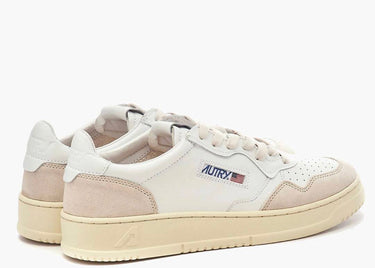 AUTRY MEDALIST WHITE BEIGE SUEDE