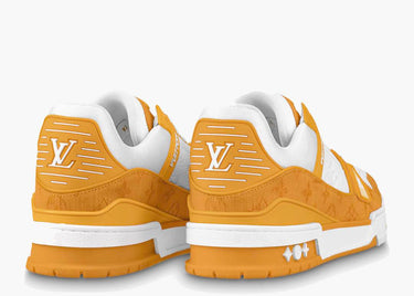 LOUIS VUITTON TRAINER YELLOW MONOGRAM DENIM WHITE