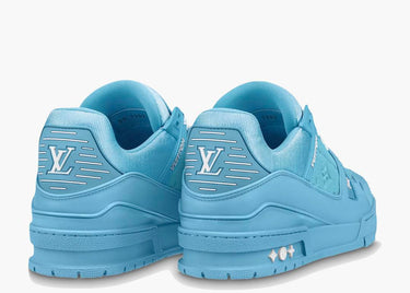 LOUIS VUITTON TRAINER BLUE EMBOSSED MONOGRAM