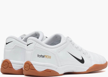 NIKE TOTAL 90 3 PATENT WHITE BLACK (W)