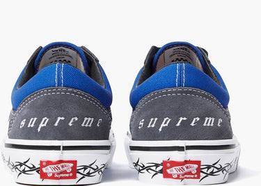 VANS SKATE OLD SKOOL SUPREME TRIBAL BARBED WIRE ROYAL