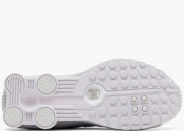 NIKE SHOX R4 WHITE METALLIC PLATINUM BARELY GRAPE (W)