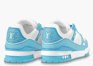 LOUIS VUITTON TRAINER LOW WHITE SKY BLUE