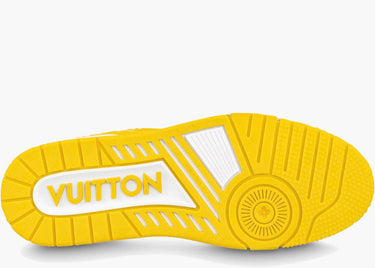 LOUIS VUITTON TRAINER YELLOW WHITE MONOGRAM