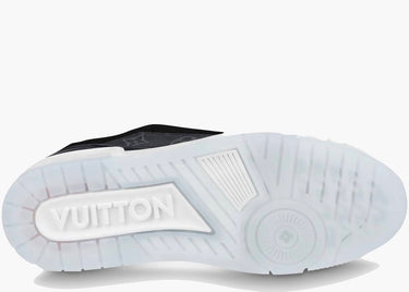 LOUIS VUITTON LV TRAINER BLACK MONOGRAM TEXTILE