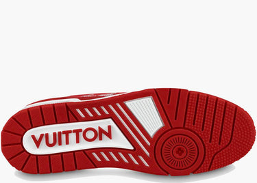 LOUIS VUITTON TRAINER #54 SIGNATURE RED WHITE