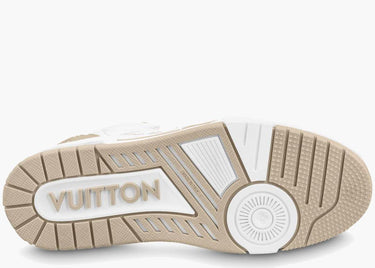 LOUIS VUITTON TRAINER BEIGE WHITE