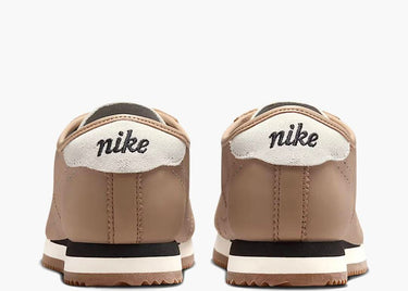 NIKE CORTEZ LEATHER PALE SHALE SAIL PERFORATED SWOOSH (W)