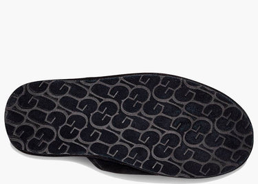 UGG SCUFF LOGO SLIPPER BLACK RED