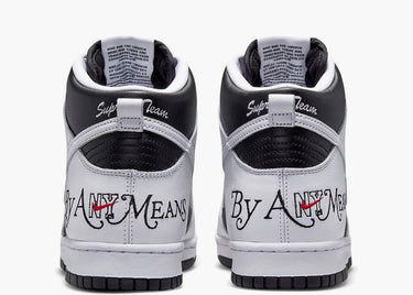 DUNK HIGH SB BY ANY MEANS BLACK x SUPREME