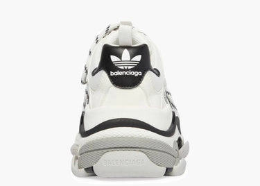 BALENCIAGA TRIPLE S ADIDAS WHITE BLACK