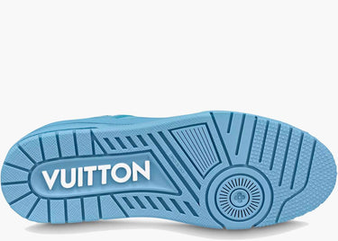 LOUIS VUITTON TRAINER BLUE EMBOSSED MONOGRAM