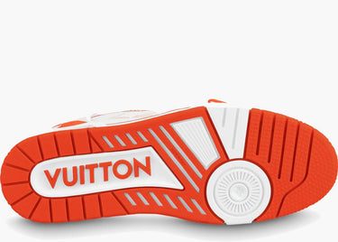 LOUIS VUITTON TRAINER MONOGRAM DENIM ORANGE