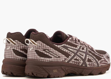 ASICS GEL-VENTURE 6 STORY MFG. REDDISH BROWN GINGHAM