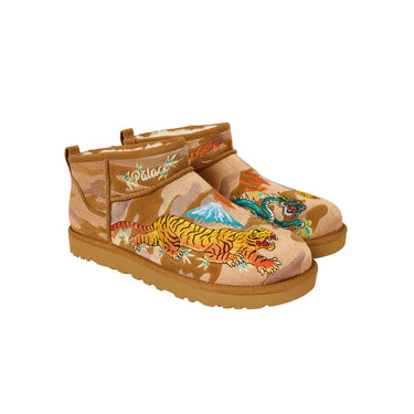 UGG CLASSIC ULTRA MINI BOOT PALACE CHESTNUT CAMO