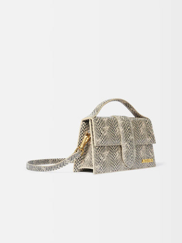 JACQUEMUS LE GRAND BAMBINO WHITE PYTHON