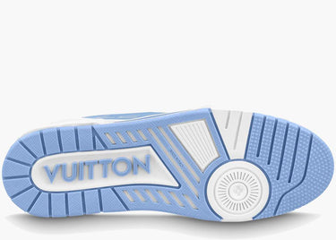 LOUIS VUITTON LV TRAINER LIGHT BLUE WHITE