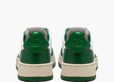 AUTRY MEDALIST LEATHER LOW GREEN WHITE
