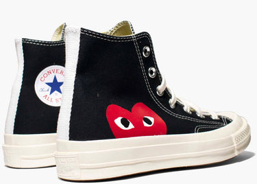 CONVERSE CHUCK TAYLOR ALL STAR 70 HI COMME DES GARCONS PLAY BLACK
