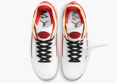 AIR JORDAN 2 RETRO LOW WHITE RED OFF-WHITE