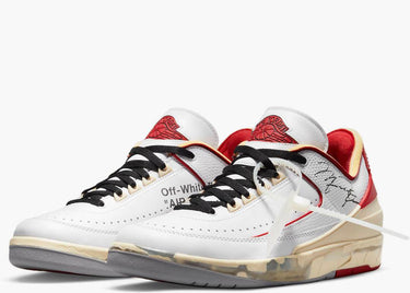 AIR JORDAN 2 RETRO LOW WHITE RED OFF-WHITE