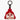 POPMART CRYBABY CHEER UP BABY SERIES PLUSH PENDANT RED