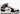 JORDAN 1 MID PATENT BLACK WHITE GOLD (PS)