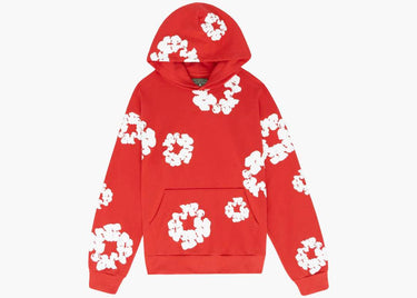 DENIM TEARS COTTON WREATH SWEATSHIRT RED