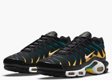 NIKE AIR MAX PLUS BLACK TEAL YELLOW