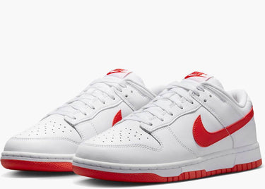 NIKE DUNK LOW RETRO WHITE PICANTE RED