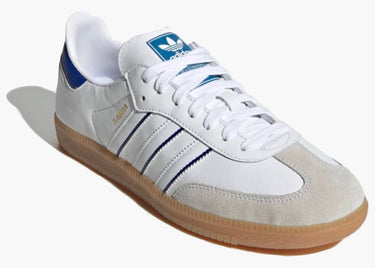 ADIDAS SAMBA LEATHER CLOUD WHITE LUCID BLUE