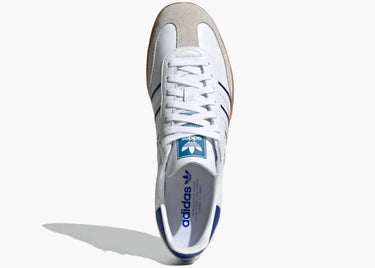 ADIDAS SAMBA LEATHER CLOUD WHITE LUCID BLUE