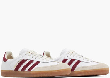 ADIDAS SAMBA SPORTY & RICH WHITE COLLEGIATE BURGUNDY