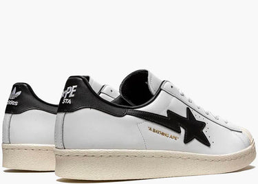 ADIDAS SUPERSTAR 80S BAPE WHITE BLACK