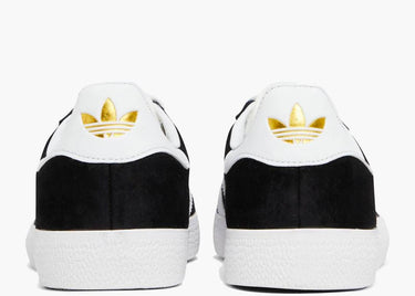 ADIDAS GAZELLE CORE BLACK CLOUD WHITE GOLD
