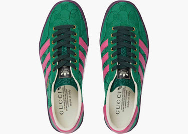 ADIDAS X GUCCI GAZELLE GREEN GG MONOGRAM (W)