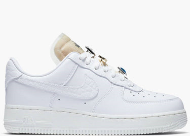 NIKE AIR FORCE 1 LOW PLT.AF.ORM BLING WHITE METALLIC GOLD (W)