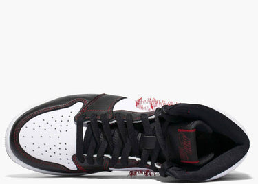 JORDAN 1 RETRO HIGH DEFIANT WHITE BLACK GYM RED