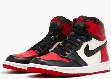 JORDAN 1 RETRO HIGH BRED TOE