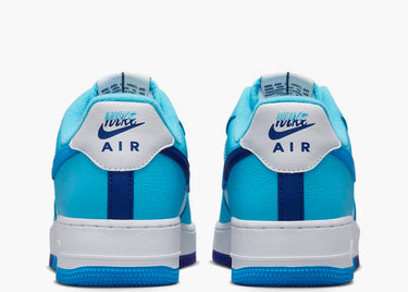 NIKE AIR FORCE 1 LOW '07 LV8 SPLIT LIGHT PHOTO BLUE DEEP ROYAL