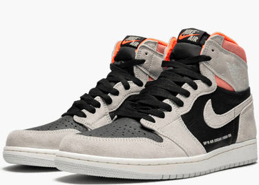 JORDAN 1 RETRO HIGH NEUTRAL GREY HYPER CRIMSON