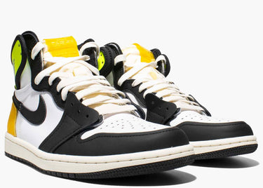JORDAN 1 RETRO HIGH WHITE BLACK VOLT UNIVERSITY GOLD